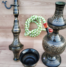 Load image into Gallery viewer, Indian Brass Hookah: 30 Inches