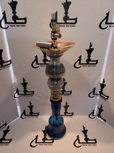 Load image into Gallery viewer, Taha Babilia Hookah Blue on Blue Batra

