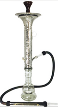 Load image into Gallery viewer, KM Silver Engraved Hookah
