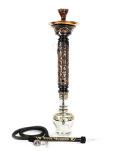 Load image into Gallery viewer, KHALIL MAMOON Dana Red: Stainless Steel Hookah KM
