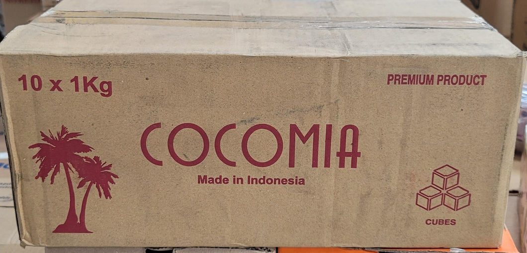 COCOMIA CHARCOAL FLAT CASE 10 KILOS