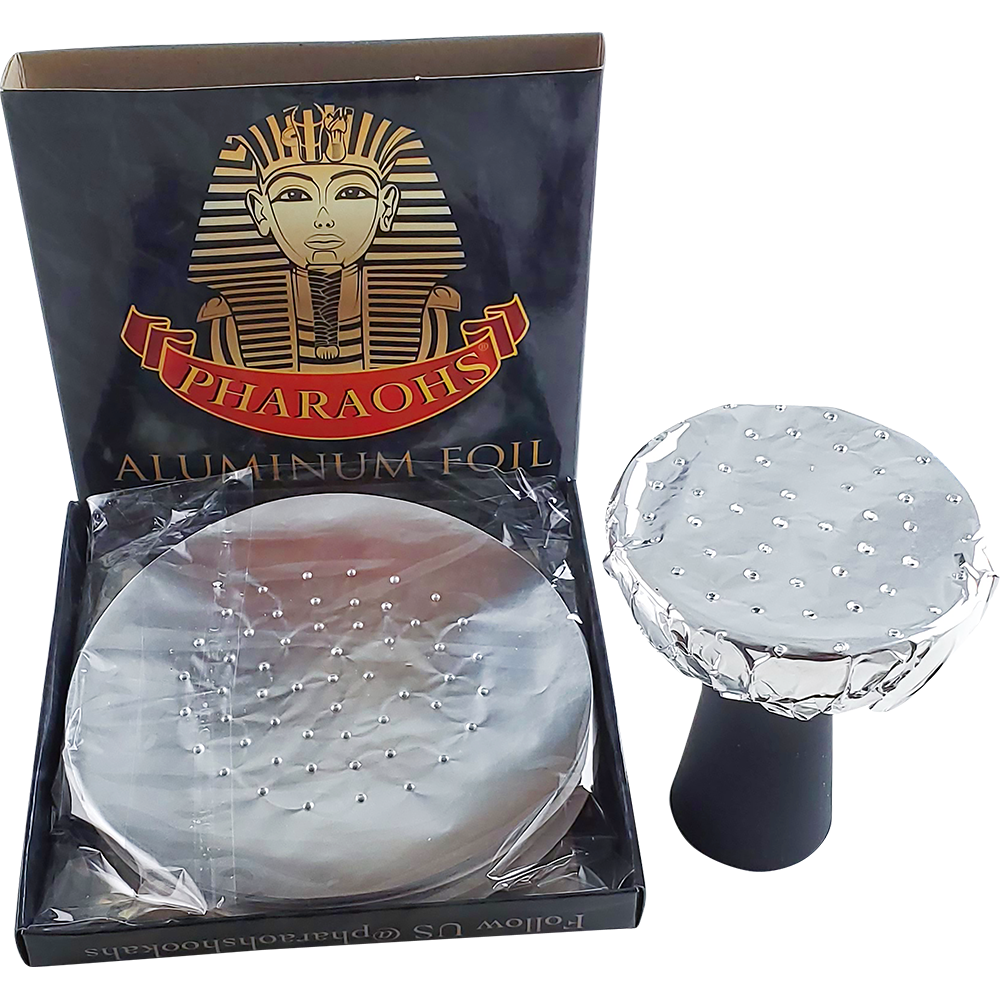 Pharaohs Pre-Cut Pre-Punched Aluminum Foil 100 Sheet/ Pack