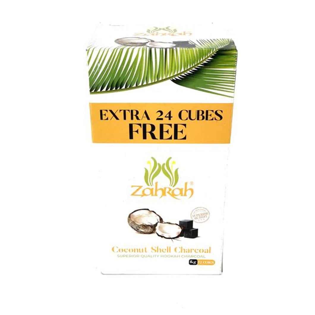 ZAHRAH COCONUT CHARCOAL 72pcs