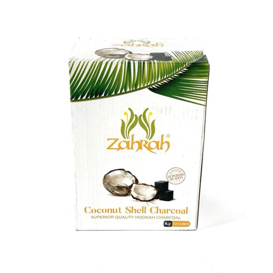 ZAHRAH COCONUT CHARCOAL 72pcs